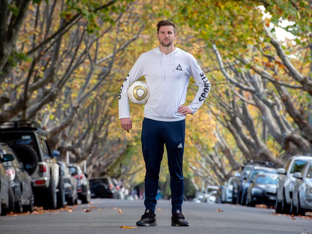 Former Newcastle Jets player Andy Brennan came out in May. Picture: Jay Town