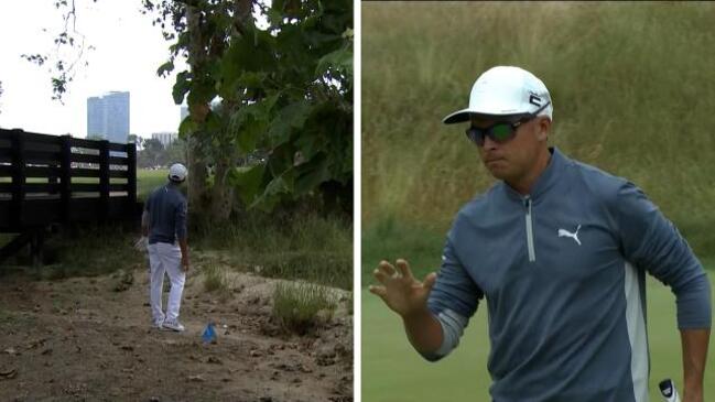 Fowler somehow recovers to sink TENTH birdie