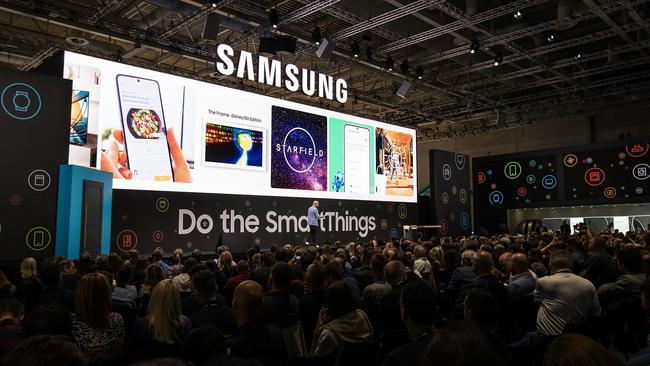 Samsung's press conference at IFA in Berlin on Thursday, August 31, 2023. Picture: Supplied