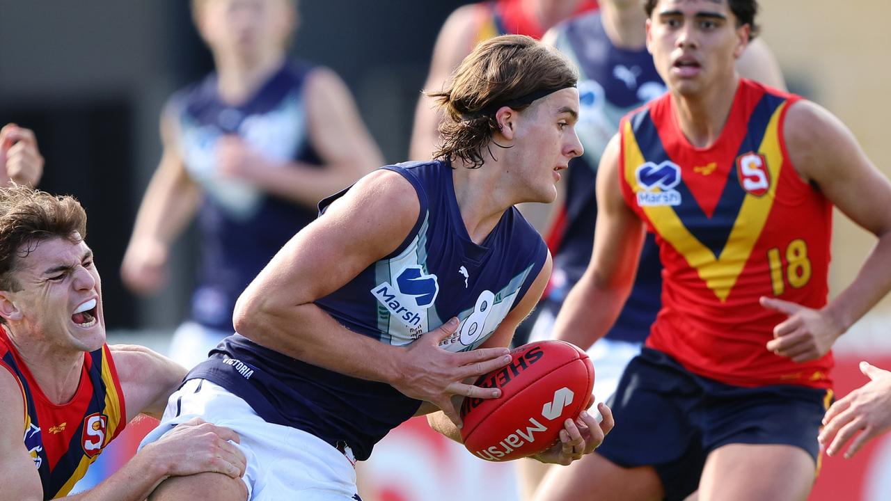 <!DOCTYPE html PUBLIC "-//W3C//DTD HTML 4.0 Transitional//EN" "http://www.w3.org/TR/REC-html40/loose.dtd"><html><body><p>Murphy Reid is also headed to Perth to join the Dockers. (Photo by Sarah Reed/AFL Photos via Getty Images)</p></body></html>