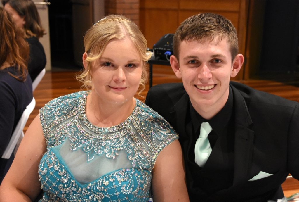 Pittsworth State High School formal 2015 Jessica Blinco and Lachlan Ezzy. Picture: Photo Contributed