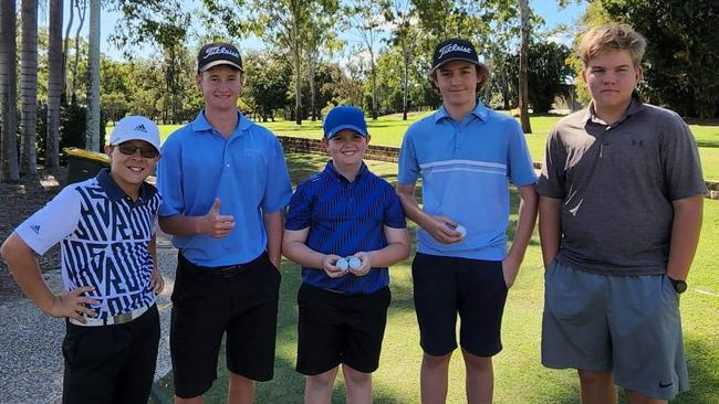 Central Queenslanders Riley Milliner, Lincoln Beckett, Eli Parsons, Lachlan Williams and Zane Blackborough will tee off in the US Kids Golf Foundation Australian Open at the Rockhampton Golf Club.