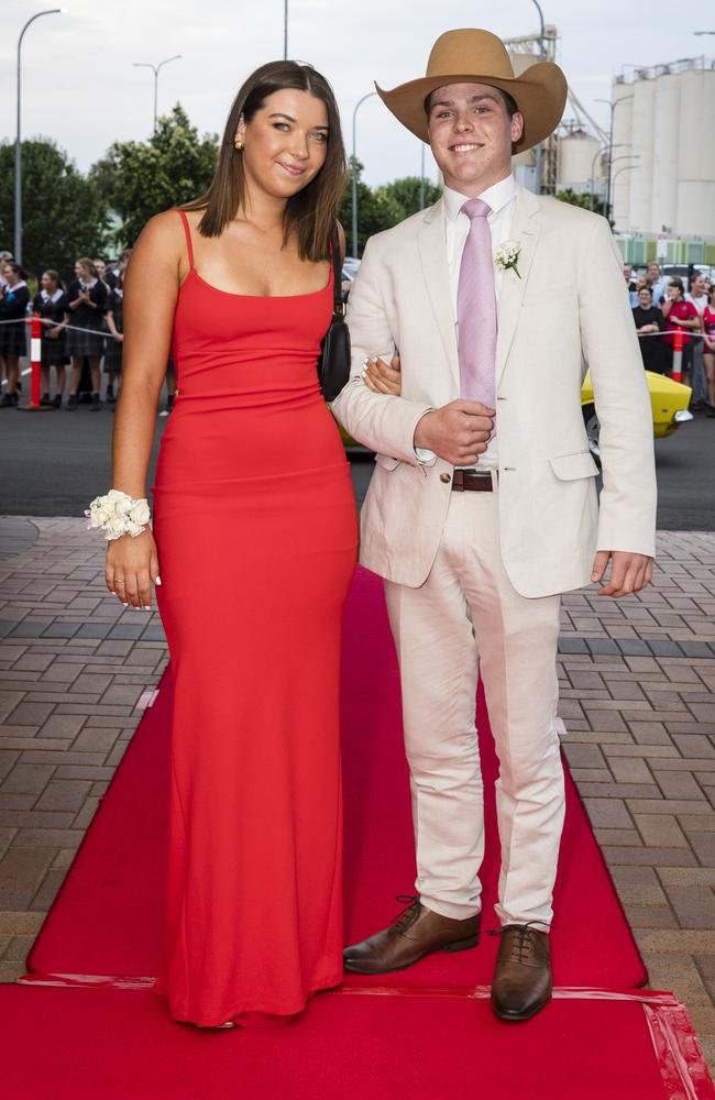 AnnabelleCampbell and Aidan Munchenberg at Toowoomba Grammar School formal at Rumours International, Wednesday, November 15, 2023. Picture: Kevin Farmer