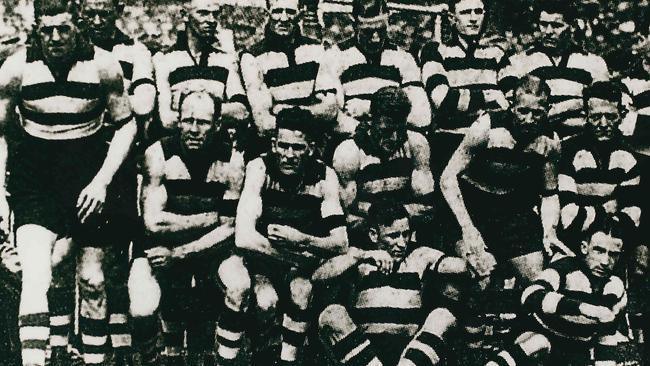 Geelong before the 1931 Grand Final. Picture: Bob Gartland Collection