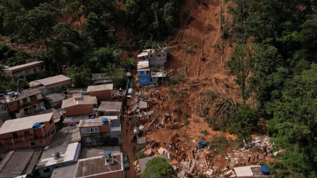 Brazil Landslides: Drone Footage Shows Extent of Destruction as Toll ...