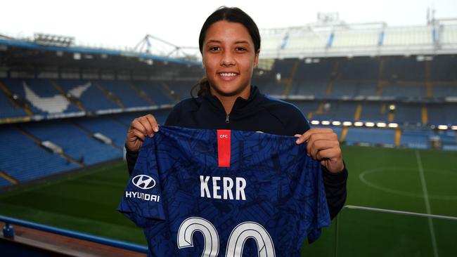 Sam Kerr announced during the week she’d signed with English super club Chelsea.