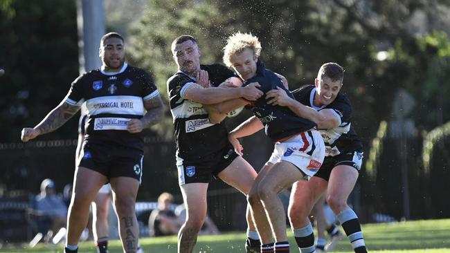 Jack Weir in action for the Erina Eagles against the Terrigal-Wamberal Sharks during round six of the 2023 Central Coast Rugby League competition, on 7 May 2023. Picture: Jodie Ward