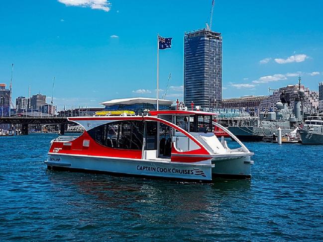 The recently discontinued Elizabeth Bay on-demand ferry service.