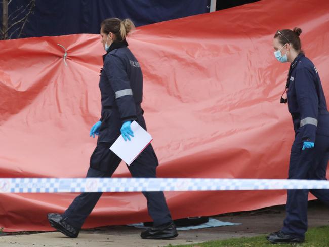 A fight broke out on the Bentleigh East street. Picture: David Crosling