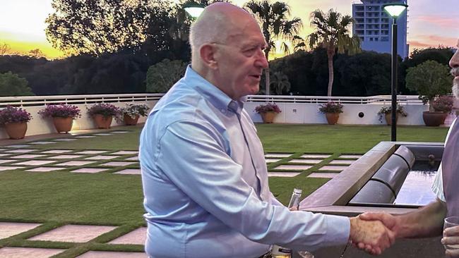 Sir Peter Cosgrove attended a special dinner in Darwin on the 2024 election night.