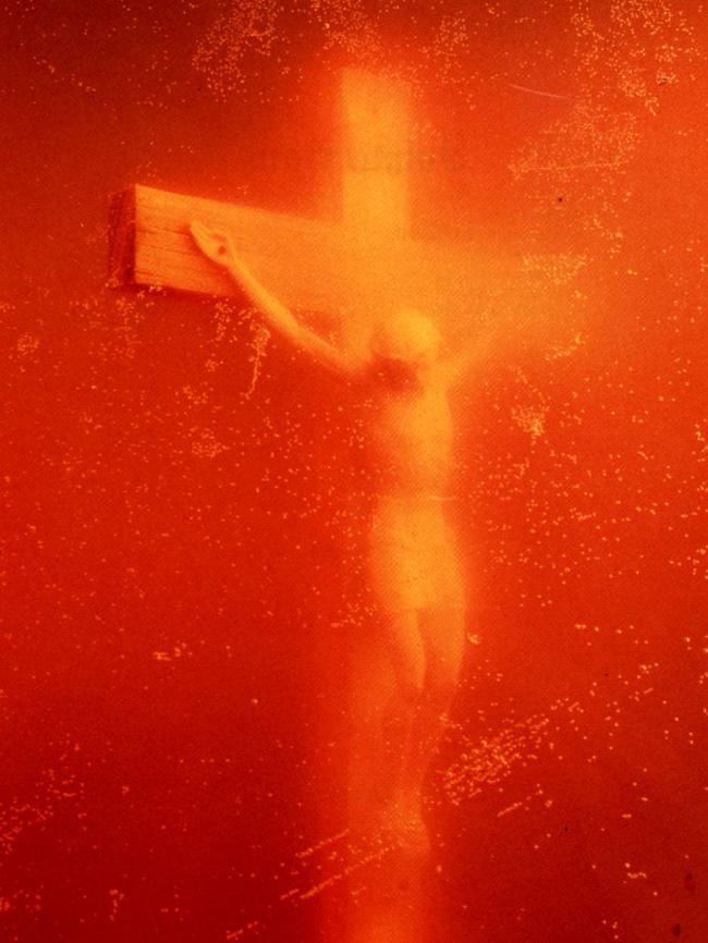 Piss Christ by Andres Serrano.