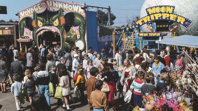 1971: Royal Melbourne Show. Picture: National Archives of Australia