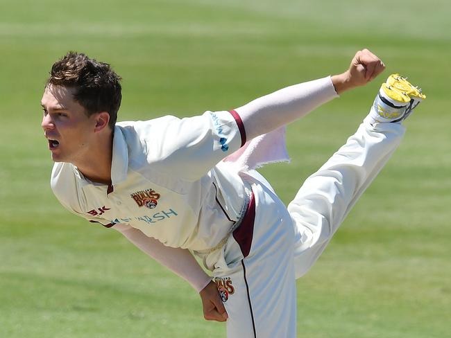 Mitchell Swepson couldn’t finish the Blues off. Picture: Mark Brake/Getty