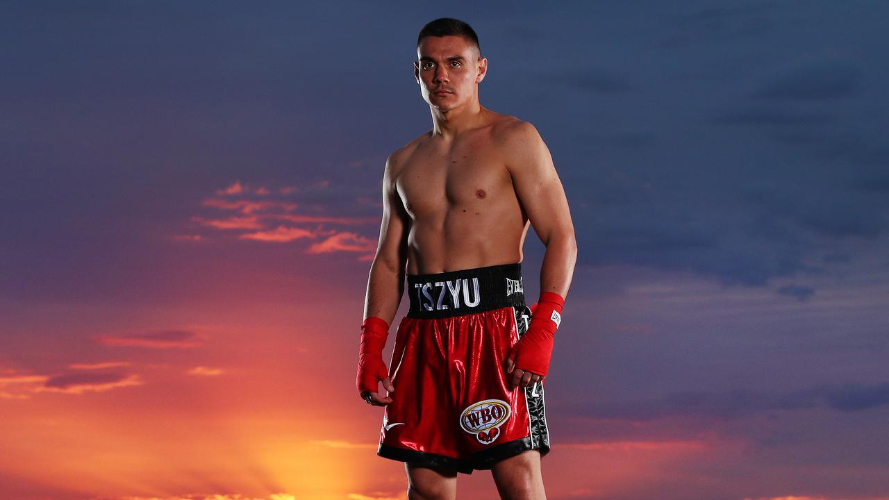 Tim Tszyu is shedding expectation’s weight. Picture: No Limit Boxing / Brett Costello