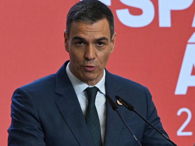 Spain's prime minister Pedro Sanchez says the new rules are due to national security reasons. Picture: AFP