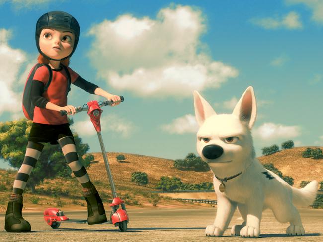 The animated film Bolt.