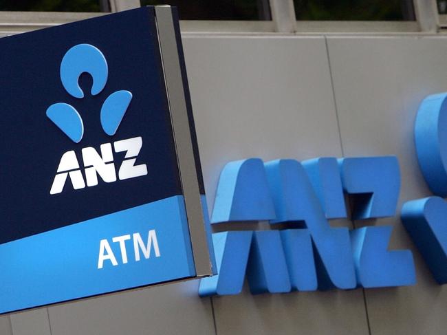 25/10/2010 BUSINESS: The Australia & New Zealand Banking Group Ltd. (ANZ) logo is displayed on a bank branch in Sydney, Australia, on Monday, Oct. 25, 2010. Three of Australia's four largest banks are set to post second-half profits that match or exceed earnings before the global financial crisis as bad debts ease in an economy benefiting from the biggest mining boom in a century. Photographer: Sergio Dionisio/Bloomberg