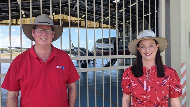 Central Queensland Labor candidates for Keppel Brittany Lauga and Rockhampton Barry O'Rourke.