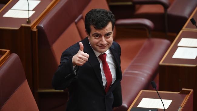 ‘Senator Everywhere’ Sam Dastyari in the upper house this week.