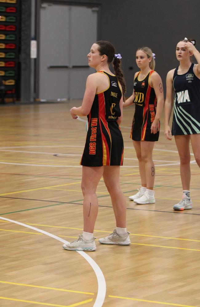 QISSN 2024 pool round action between Coomera Anglican College and Rockhampton Grammar School