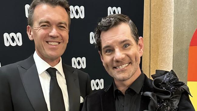 ABC Breakfast stars Michael Rowland and Nate Byrne will be cheering on Gold Logie nominee and colleague Tony Armstrong. Picture: Instagram