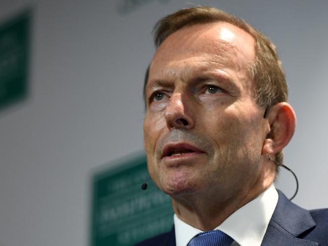 Former prime minister Tony Abbott speaks out again. Picture: AAP