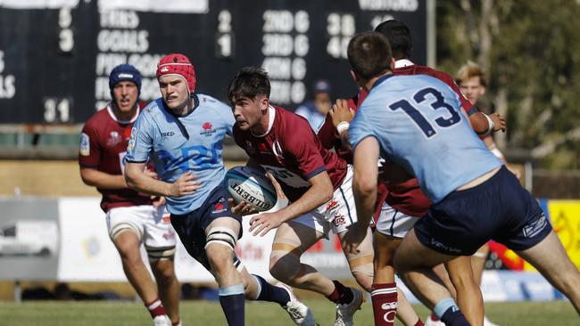 Ellis Davies had a strong game playing fly half for the Reds. Picture Karen Watson