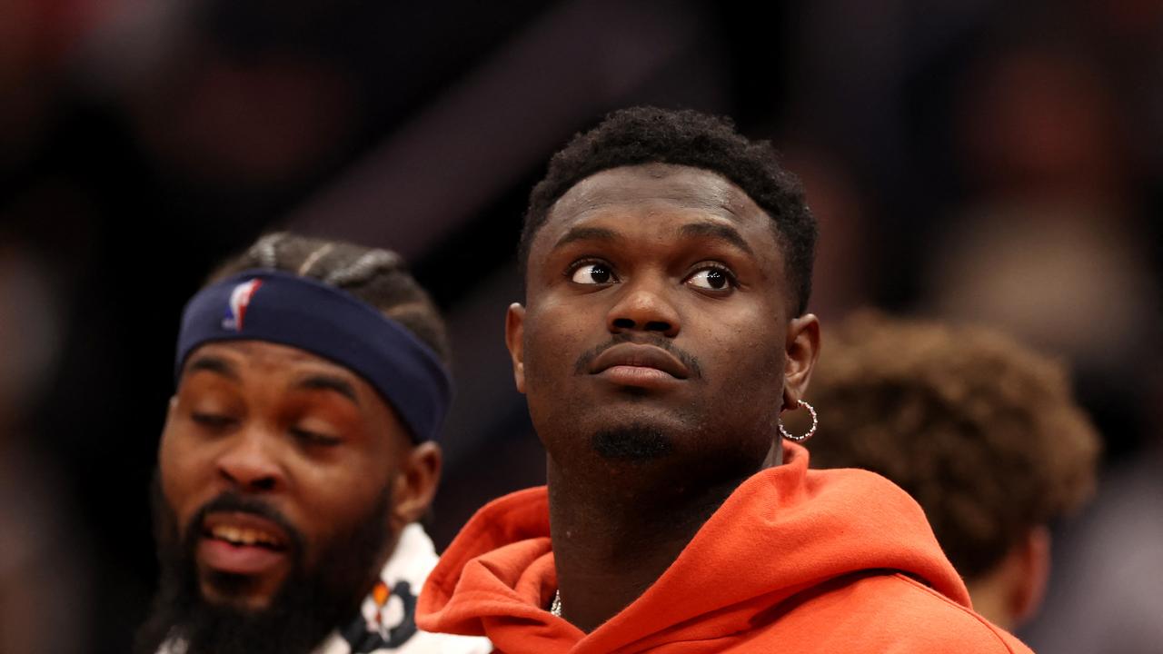 Zion Williamson is not close to returning. Rob Carr/Getty Images/AFP