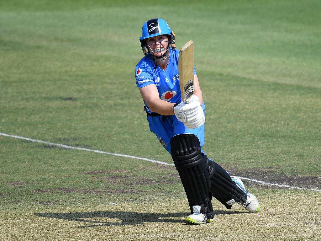 Amanda Wellington smashed her maiden WBBL fifty in the Grand Final on Sunday.