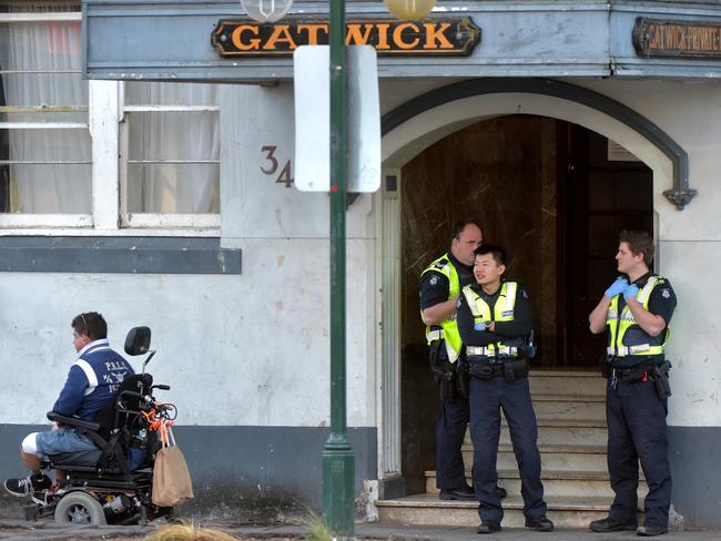 Police are called to the Gatwick Hotel on average five times a day. Picture: Jay Town