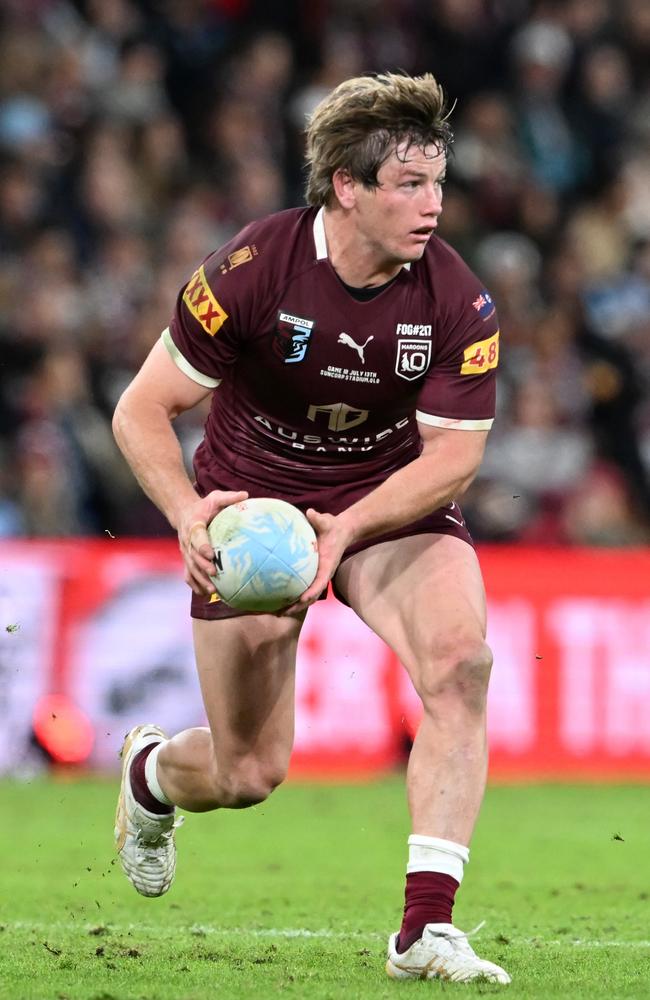 Central Queensland’s Harry Grant was instrumental in the Maroons’ win. (Photo by Bradley Kanaris/Getty Images)