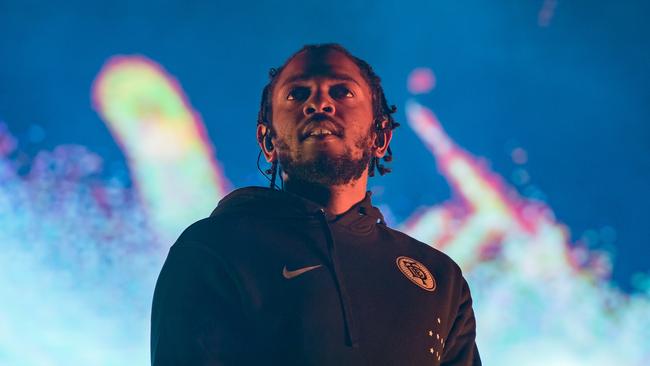 Kendrick Lamar has been trading diss tracks against Drake all year. Picture: Ian Laidlaw