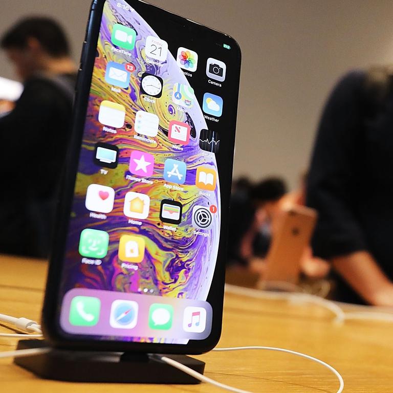 Older premium phones like the iPhone XS can be had for significantly lower prices. Picture: Spencer Platt/Getty Images/AFP