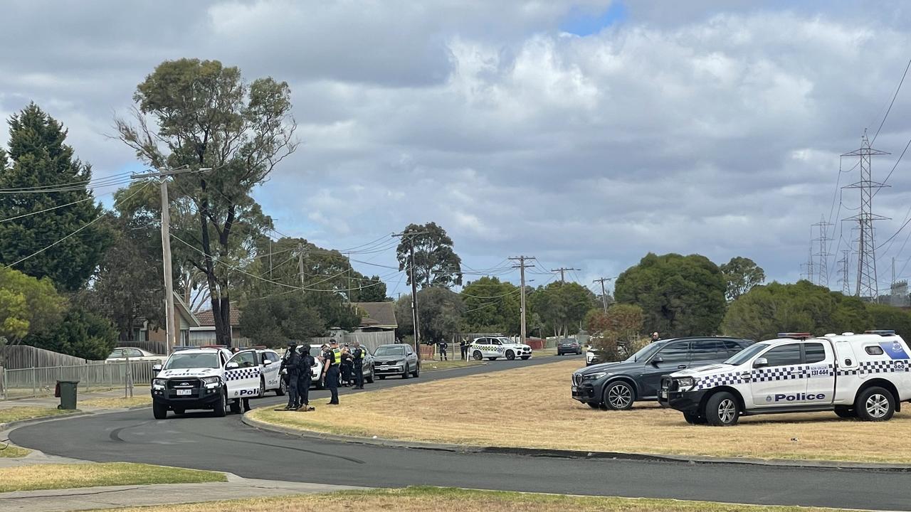 Police were called to the Corio home on Sunday. Picture: NCA NewsWire / Chelsea Bunting.