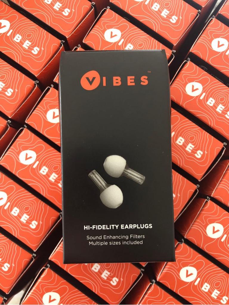 Vibes High Fidelity Concert Earplugs. Picture: Vibes