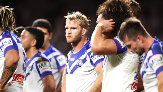 Aiden Tolman is in the final year of his contract with the Bulldogs. Picture: Getty Images