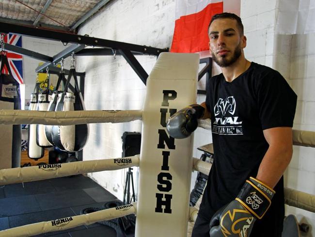 Gold Coast boxer Billel Dib is preparing for his next fight in March or early April. Date: 2-2-21