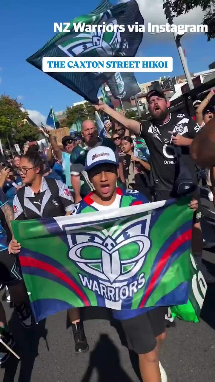 Warriors fans take over Brisbane before Dolphins clash