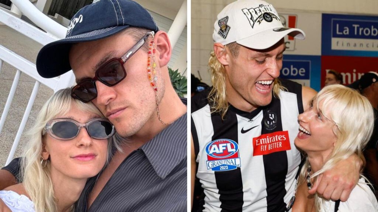 Collingwood captain Darcy Moore and his Triple J girlfriend Dee Salmin aren’t sleeping together or moving in anytime soon.