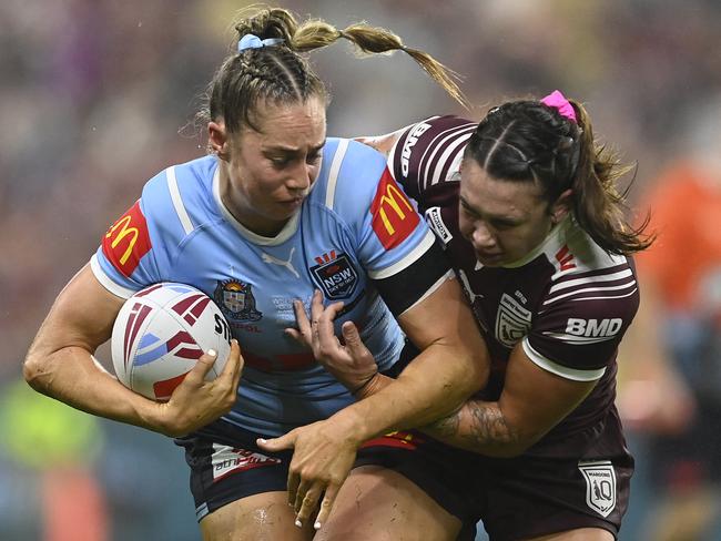 Women's State of Origin dominated the Wallabies viewing numbers. Pictures: Ian Hitchcock/Getty Images