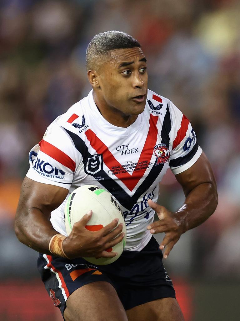 Michael Jennings has been welcomed back to the NRL by the Roosters. (Photo by Cameron Spencer/Getty Images)