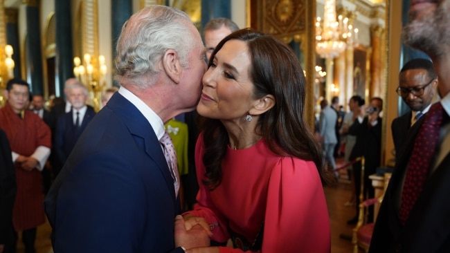 Crown Princess Mary Of Denmark Touches Down In London With Husband Prince Frederik Ahead Of King