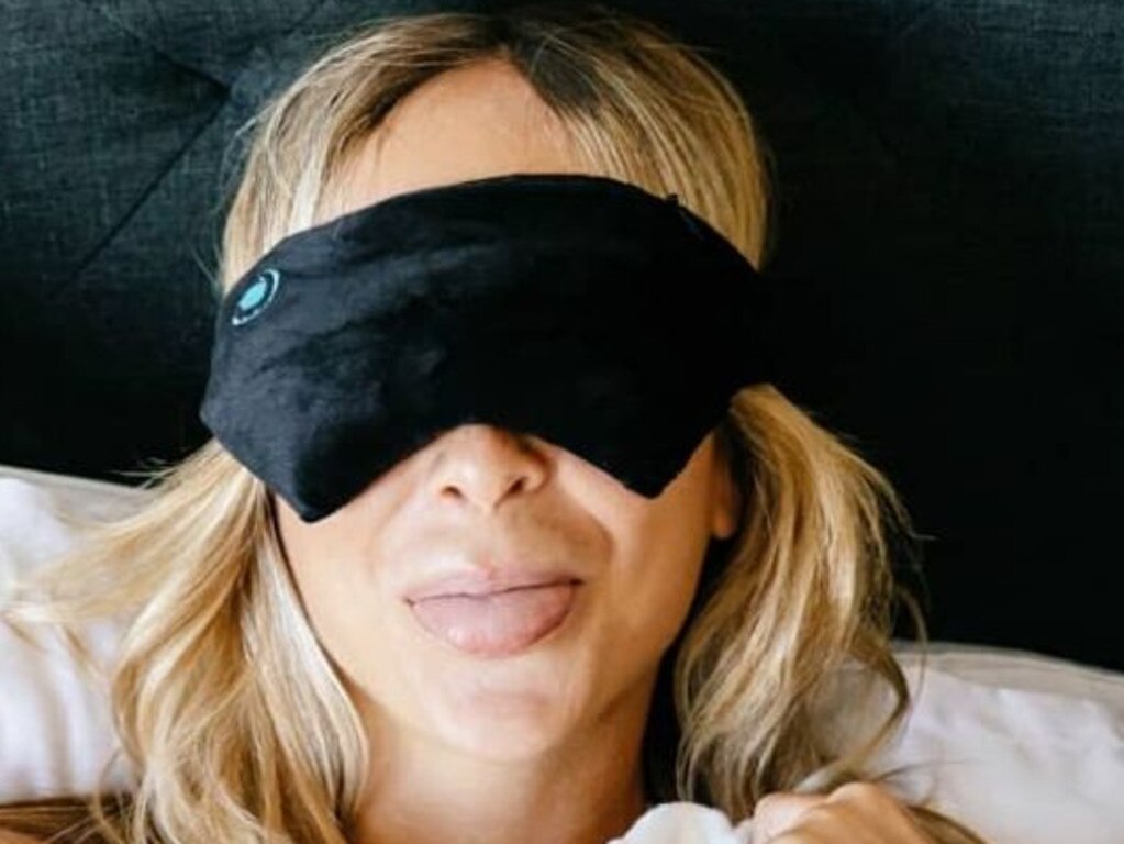 Neptune Sleep Mask, $79, at Neptune Blanket. Picture: Instagram.