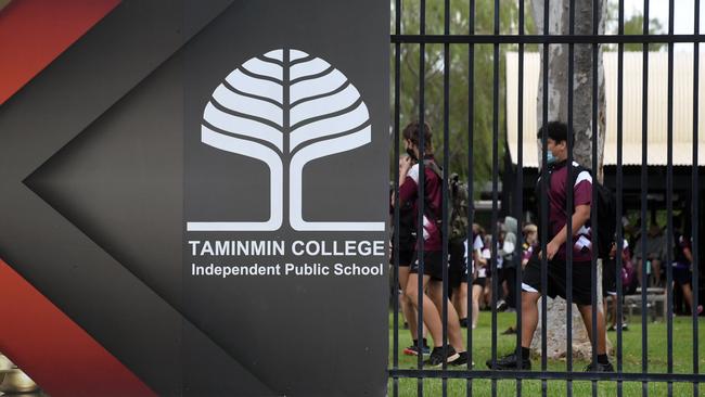 Taminmin College was locked down on Monday after a 14-year-old student, who had been consuming alcohol on campus, allegedly assaulted the principal. Picture: (A)manda Parkinson