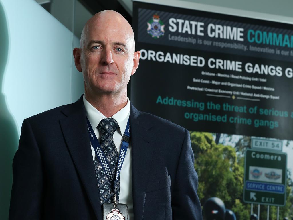 Organised Crime Gangs Group Superintendent Roger Lowe says the research has been invaluable to exposing life after exiting an OMCG. Picture: Liam Kidston.