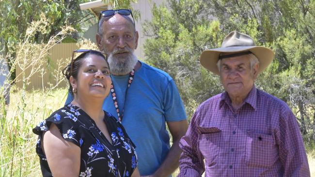 Minister Ah Kit with members of the Stolen Generation who lived at St Mary’s Hostel. Picture: Supplied.