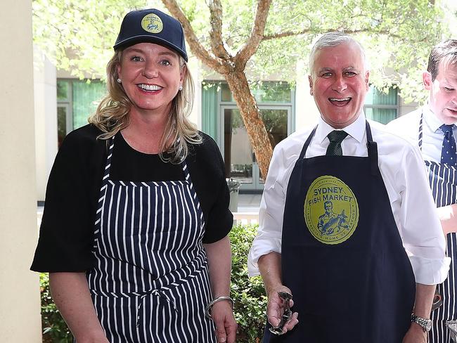 Senator Bridget McKenzie and Deputy PM Michael McCormack. Picture: Kym Smith