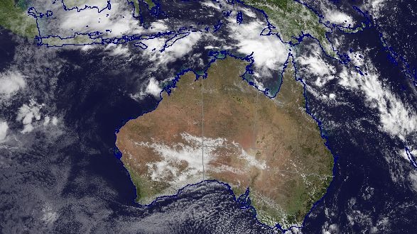 Snapshot of the weather in Australia. Picture: BoM