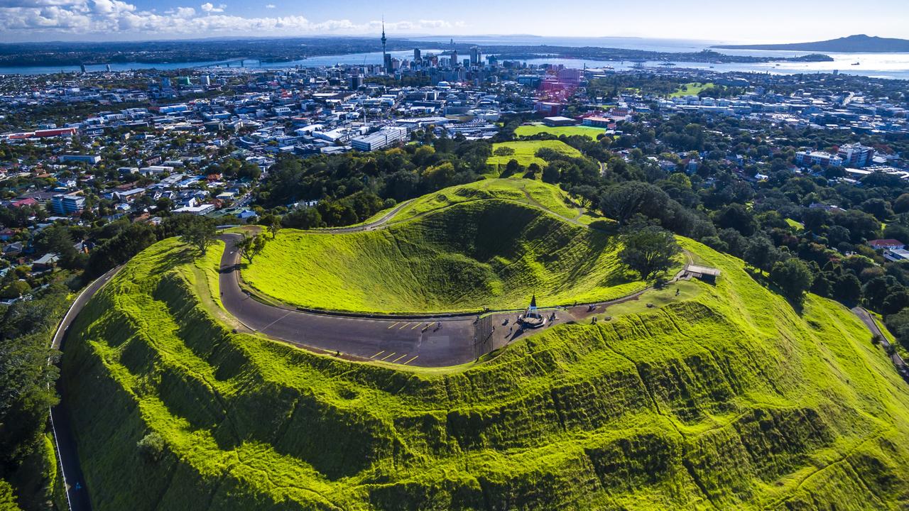 And the beautiful Mount Eden in Auckland.