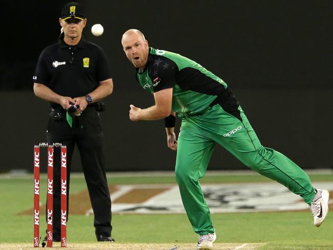 Beer in action for the Melbourne Stars in the BBL. Picture: George Salpigtidis